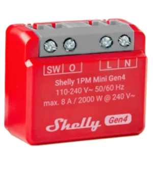 Смарт Реле - Shelly 1 PM MINI, GEN4